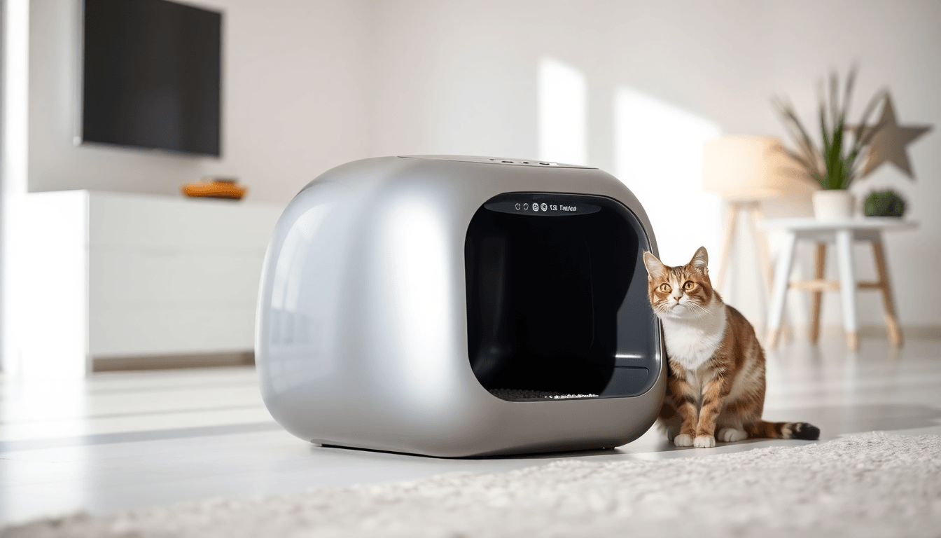 Upgrade Your Feline's Life with the Self-Cleaning Cat Litter Box of the Future - Pet palace shop