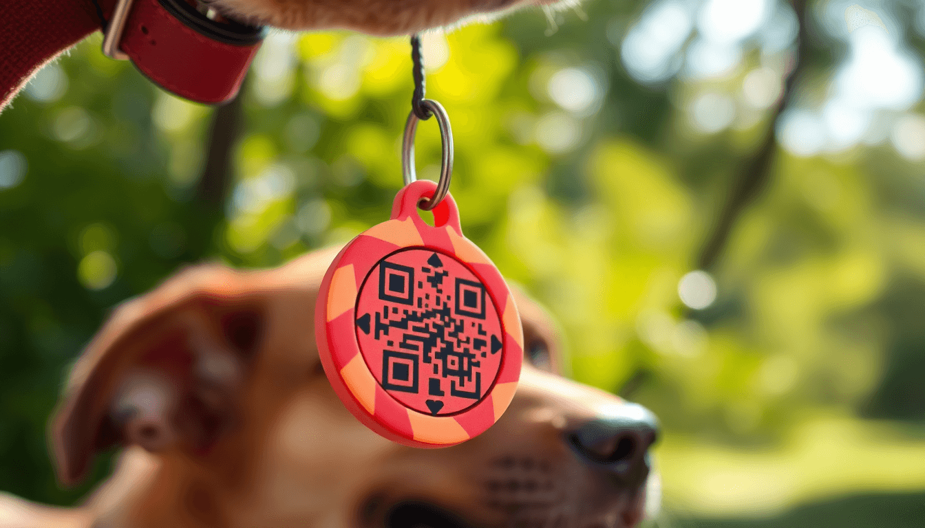The Silent Silicone QR Code Pet ID Tags: Secure Your Pet's Safety and Wellbeing - Pet palace shop