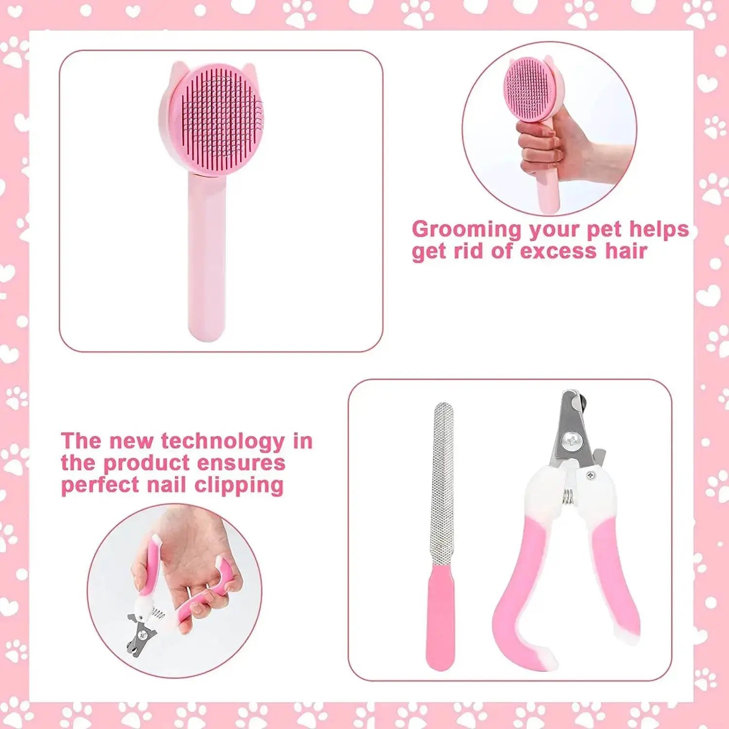 Pet Hair Brush for Effortless Grooming Pet palace shop