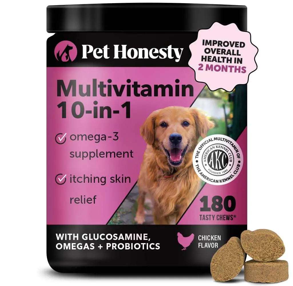 Pet Honesty Cat Multivitamin Crunchy & Creamy Chews - Cat Treats for Health + Immune, Cat Joint Support, Skin & Coat, & Digestion - Omega 3s, Lysine & Probiotic Cat Vitamins - 30 Day Supply Pet palace shop