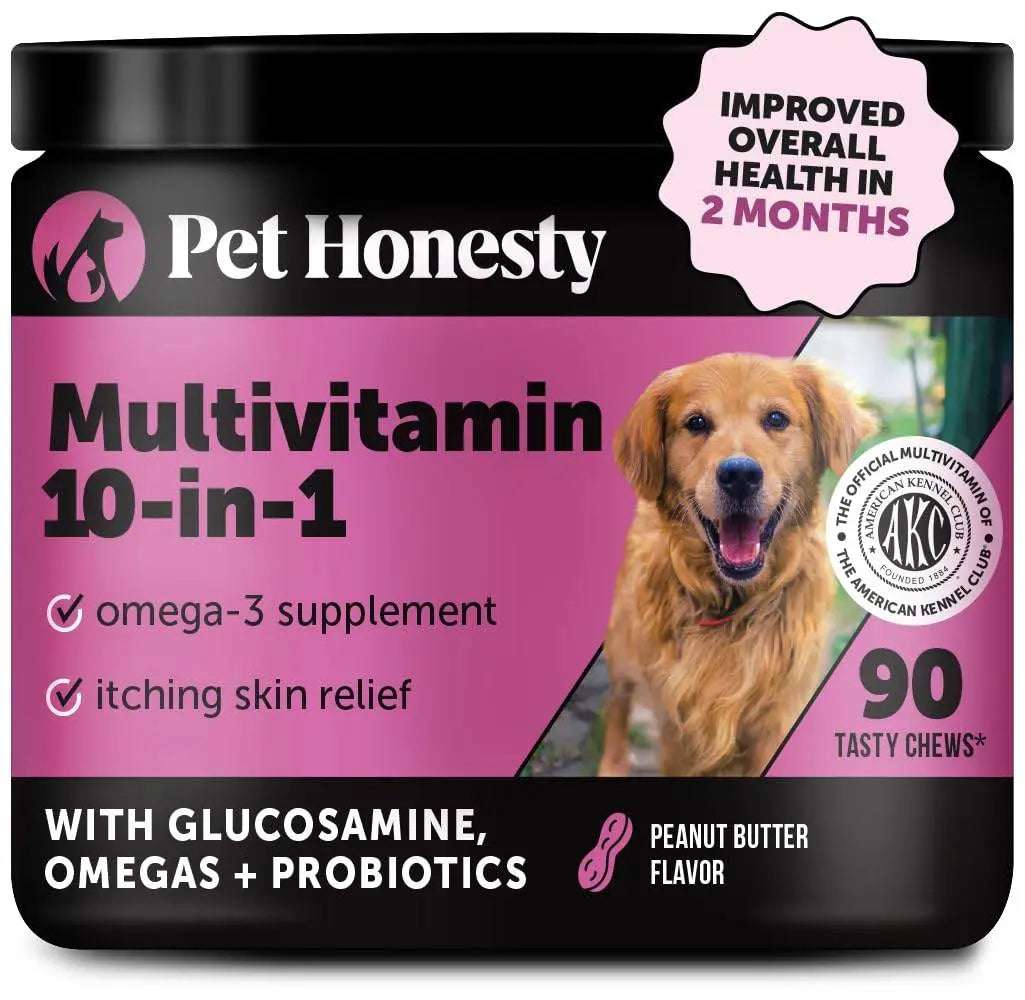 Pet Honesty Cat Multivitamin Crunchy & Creamy Chews - Cat Treats for Health + Immune, Cat Joint Support, Skin & Coat, & Digestion - Omega 3s, Lysine & Probiotic Cat Vitamins - 30 Day Supply Pet palace shop