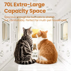 مجفف شعر الحيوانات الأليفة الأوتوماتيكي القابل للطي - صندوق مجفف شعر القطط الاحترافي