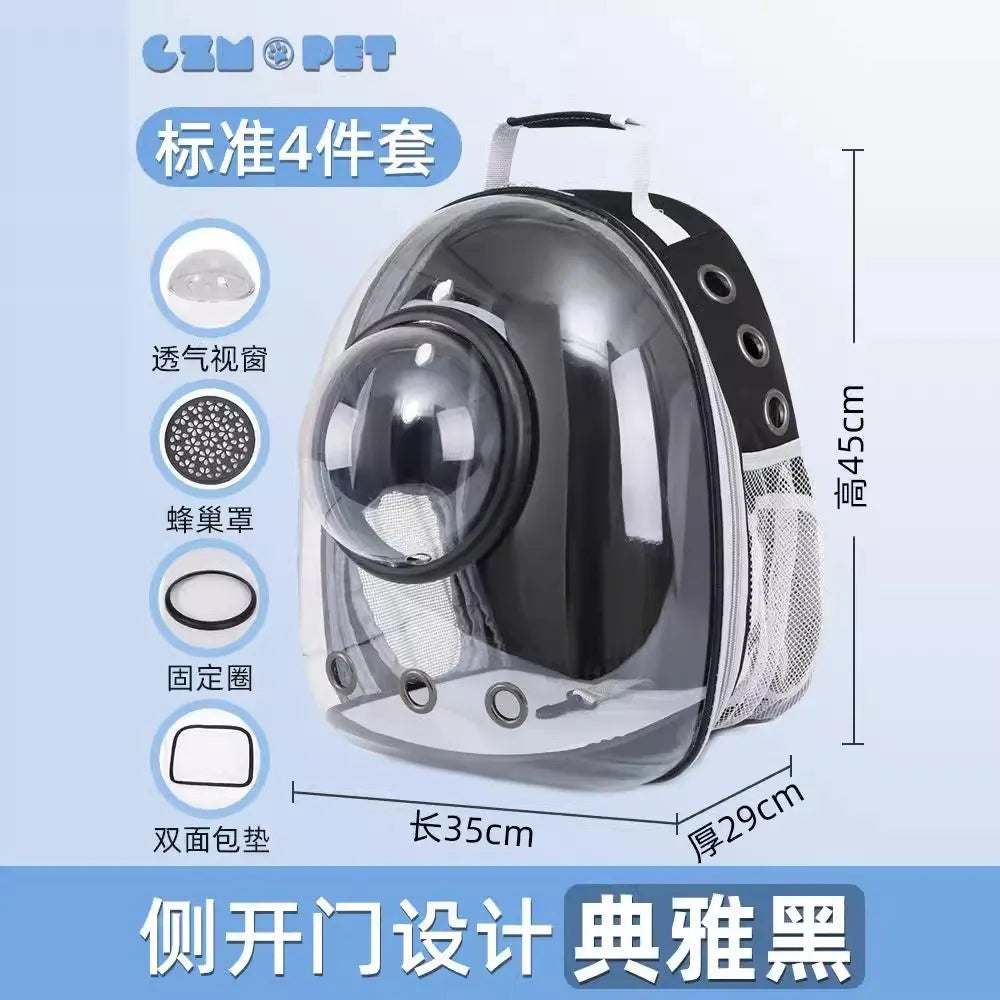 Portable Cat Bag Convenient for Outdoor Travel with Small Dog Universal Backpack