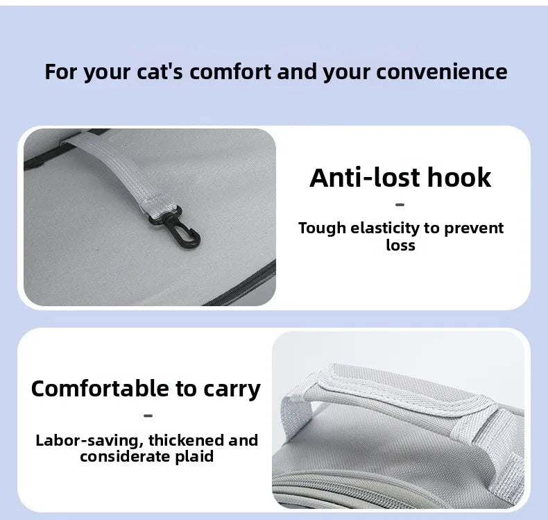 Portable Cat Bag Convenient for Outdoor Travel with Small Dog Universal Backpack