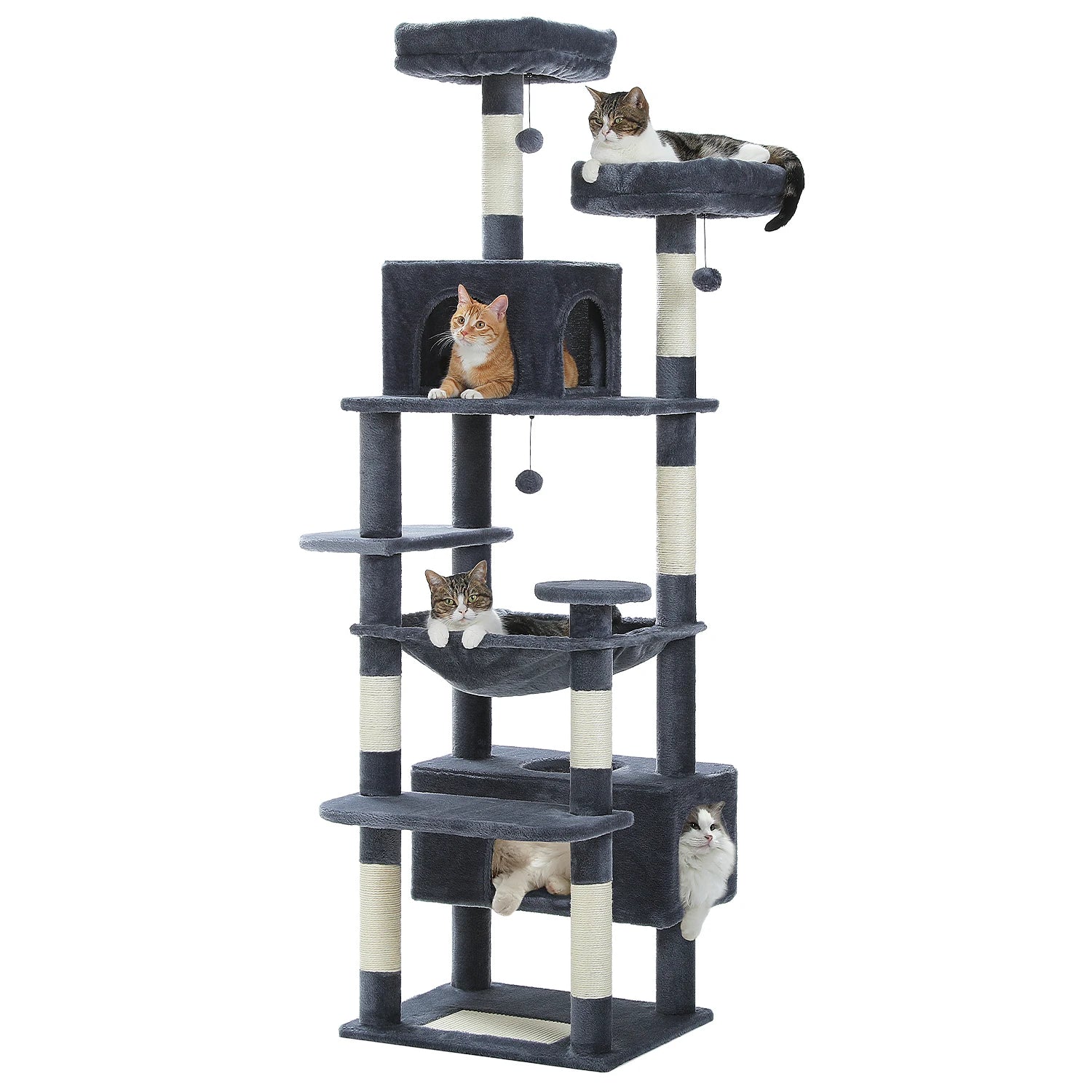 Large Cat Tree and Tower for Indoor Cats