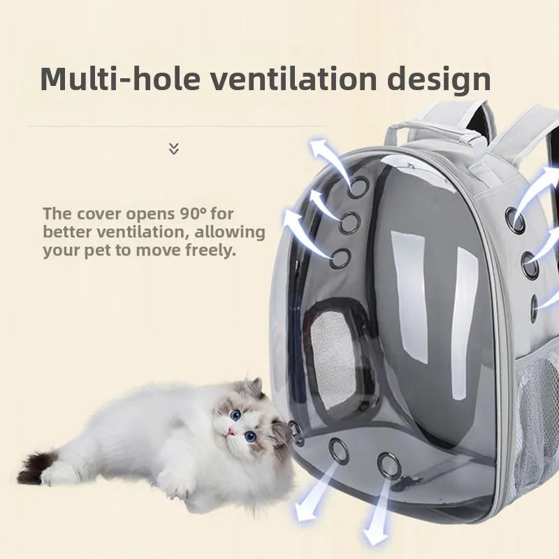 Portable Cat Bag Convenient for Outdoor Travel with Small Dog Universal Backpack