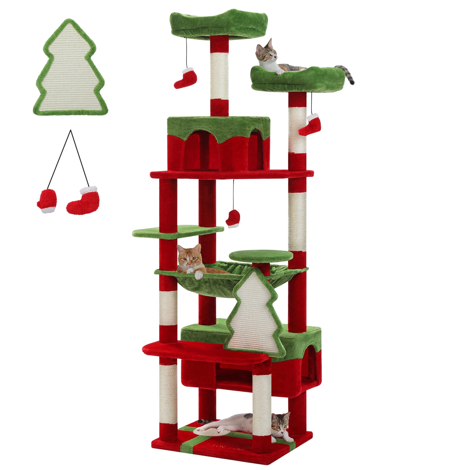 Large Cat Tree and Tower for Indoor Cats
