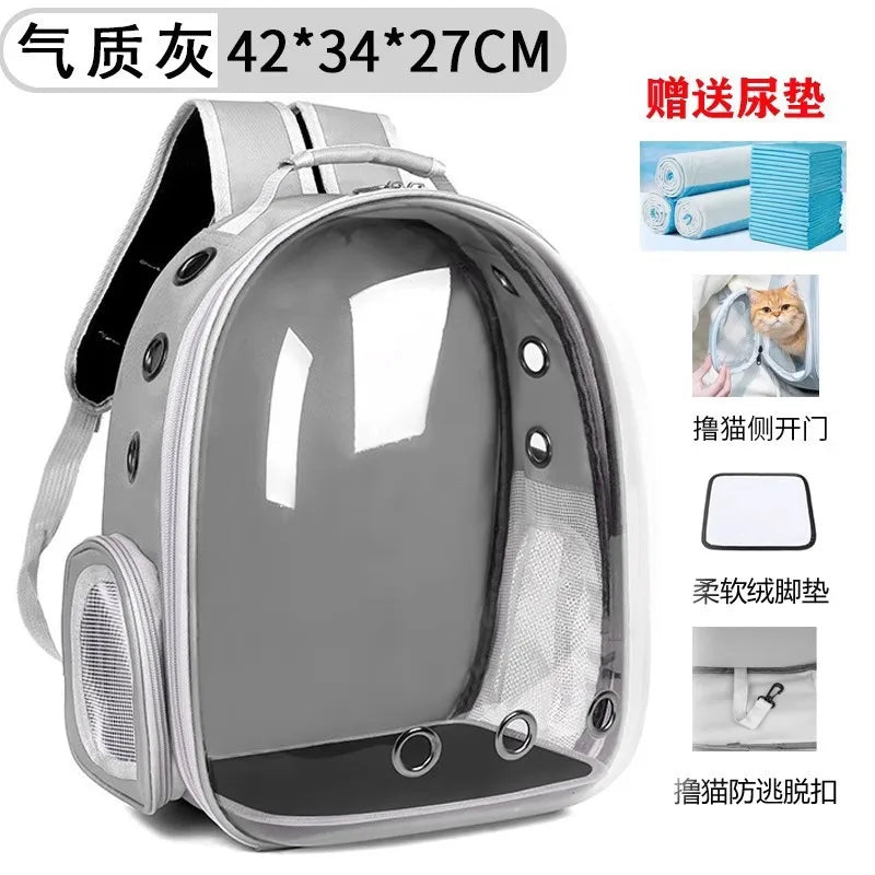Portable Cat Bag Convenient for Outdoor Travel with Small Dog Universal Backpack