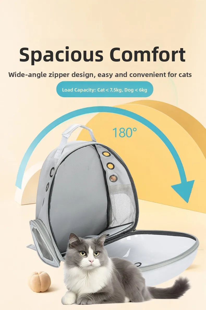 Portable Cat Bag Convenient for Outdoor Travel with Small Dog Universal Backpack