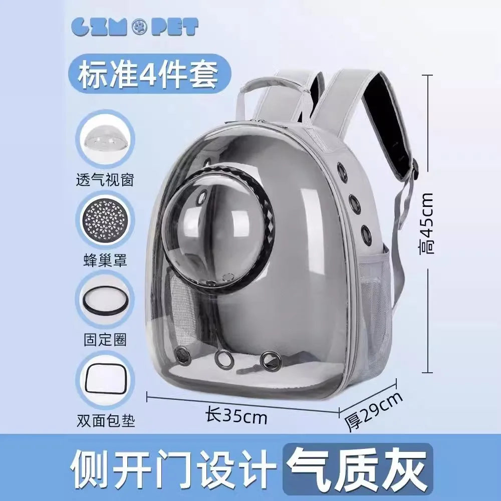 Portable Cat Bag Convenient for Outdoor Travel with Small Dog Universal Backpack