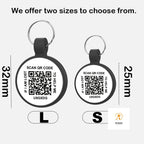 Silent Silicone QR Code Pet ID Tags Dog Tags - Pet Online Profile Pet palace shop